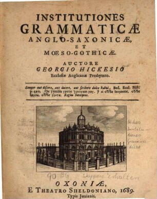 Institutiones Grammaticae Anglo-Saxoniae