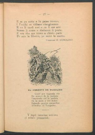 El arresto de Musolino