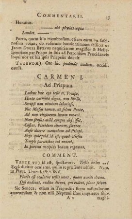 Carmen I. - Carmen XX.