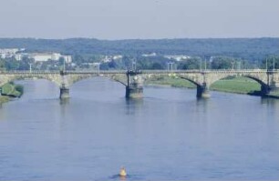 Albertbrücke ü. d. Elbe in Dresden