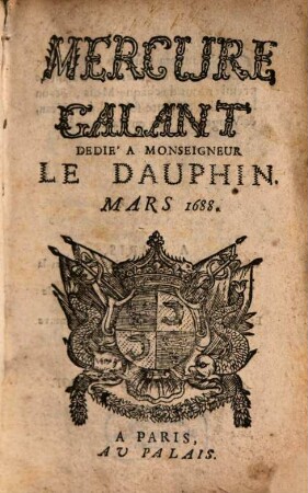 Le mercure galant. 1688, 1688, 3
