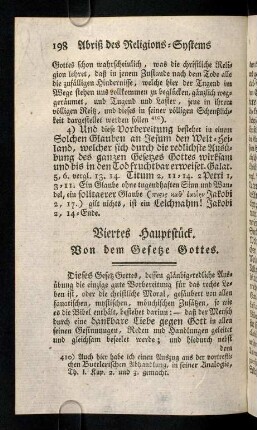 198-203, Viertes Hauptstueck von dem Gesetze Gottes; ...