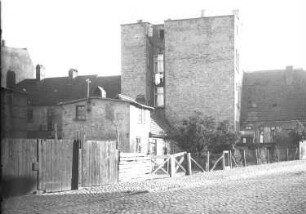 Güstrow. Spaldingsstraße. Straßenbild