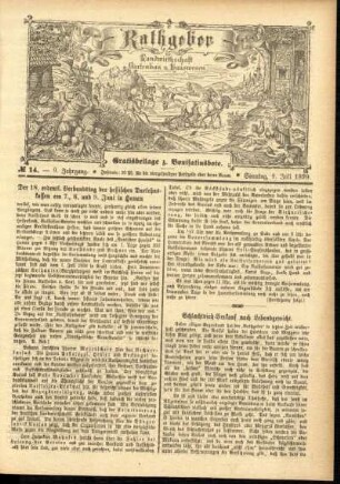 Ausgabe vom Sonntag, den 09. Juli 1899.