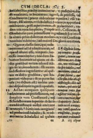 Constitutiones Societatis Jesu : cum earum declarationibus
