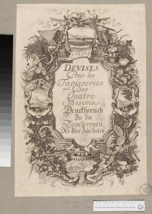 Devises pour les Tapisserie des quatre Saison...