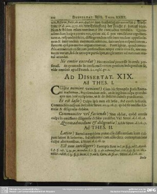 Ad Dissertat. XIX.