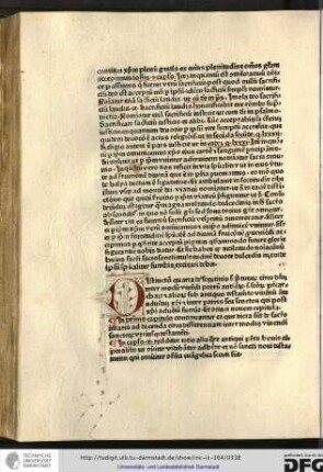 Distinctio quarta de scrutinio scriptuarum circa differentiam inter modum vivendi patrum antiquorum...