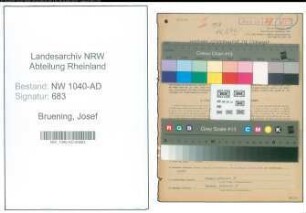 Entnazifizierung Josef Bruening , geb. 22.11.1896 (Amtsdirektor)