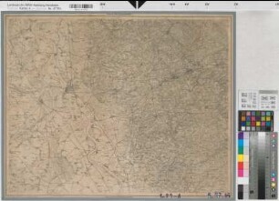 Arnsberg, Regierungsbezirk, Topgraphische Karte vom Regierungs-Bezirk Arnsberg auf Grundlage der v. Dechen´schen Geologischen Karte und der Königl. Generalstabs Karte, Section Düsseldorf