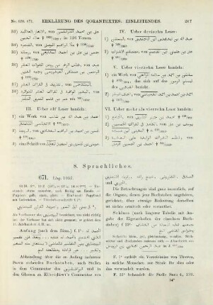 8. Sprachliches (No. 671-727)