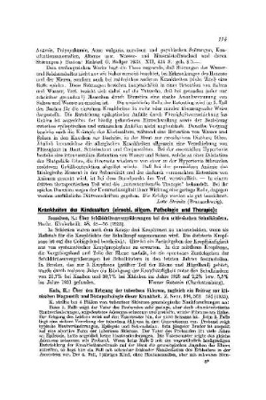 Krankheiten des Kindesalters : (einschl. allgem. Pathologie und Therapie)
