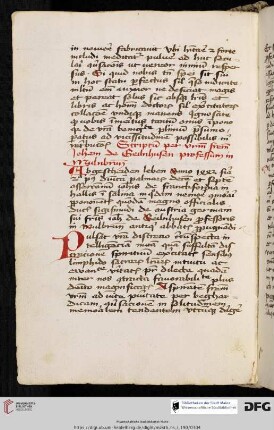 Johannes Wenck, Epistola responsiva ad Iohannem de Gelnhausen