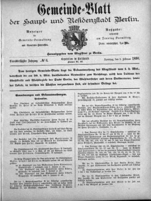 1890,6: No. 6, 9. Februar 1890
