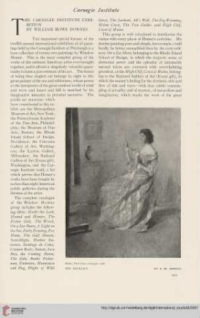 35.1908 = Nr. 137: The Carnegie Institute exhibition