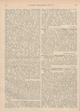 180 [Rezension] Schrempf, Christoph, Lessing als Philosoph. 2. Aufl