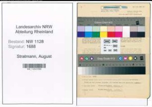 Entnazifizierung August Stratmann , geb. 16.02.1915 (Polizist)