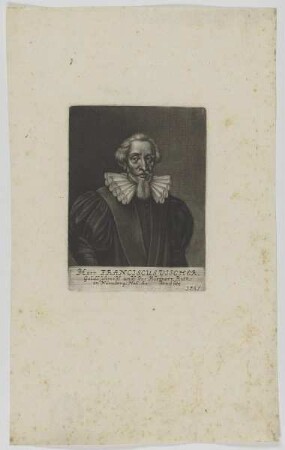 Bildnis des Franciscus Vischer