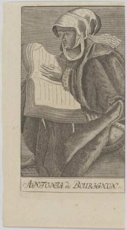 Bildnis der Antonia de Bourignon