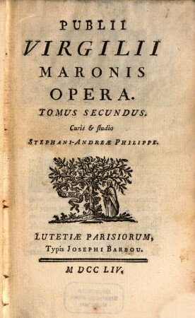 Publii Virgilii Maronis Opera. 2