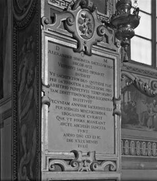 Inschrifttafel