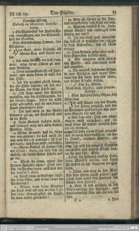 Der 89. Psalm