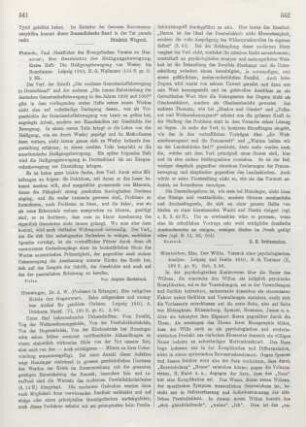 542-544 [Rezension] Wentscher, Else, Der Wille