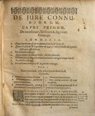 Henningi Arnisaei de iure connubiorum : commentarius politicus in quo pleraeque, quae circa sponsalia & nuptias moveri solent controversiae, a theologis, ICtis & philosophis, politicis argumentis ... deciduntur