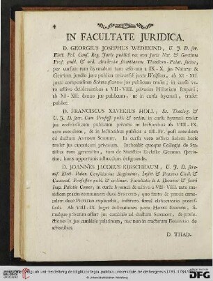 In Facultate Juridica