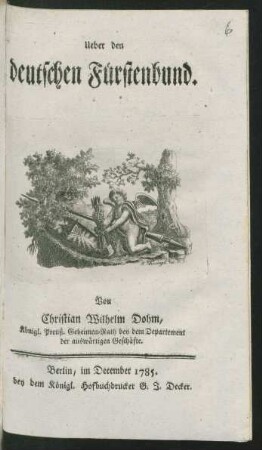 Ueber den deutschen Fürstenbund