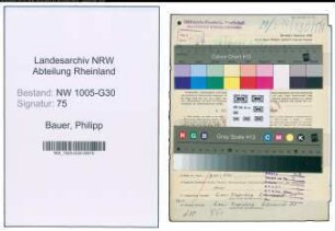 Entnazifizierung Philipp Bauer , geb. 30.07.1899 (Arbeiter)