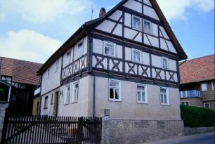 Haus Am Obertor 43, Denkmal: oben Jahreszahl 1615, unten 1984