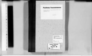 Korrespondenz des Ministerialdirektors Reck