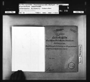 Einstellung von Lehrkräften