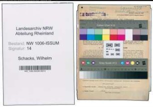 Entnazifizierung Wilhelm Schacks , geb. 28.07.1901 (Angestellter)