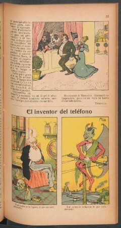 El inventor del teléfono - [Viñeta cómica]
