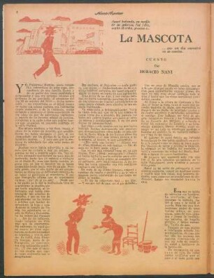 La mascota : Cuento por Horacio Nani