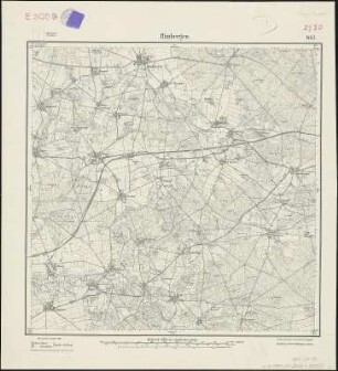 Meßtischblatt 1463 : Himbergen, 1924 : Himbergen. - Aufn. 1899, Nachtr. 1924. - 1:25000. - [Berlin]: Reichsamt für Landesaufnahme, 1924. - 1 Kt.