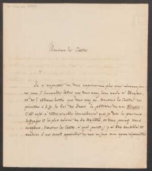 Brief an Unbekannt : 23.10.1823