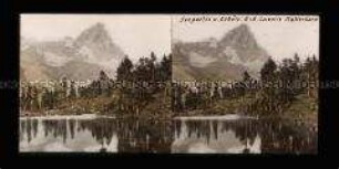 Blick über See zum Matterhorn