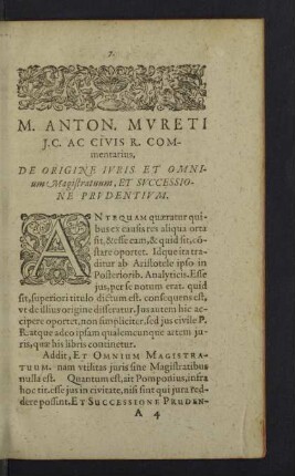 De origine ivris et omnium magistratuum