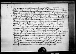 Großhans Friburger, Bürger zu Rottweil, quittiert über 50 fl. Zins für Hans Mäßlin.