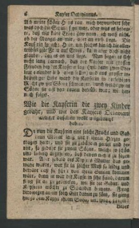 Wie die Kayserin die zwey Kinder gebahr, und wie des ...