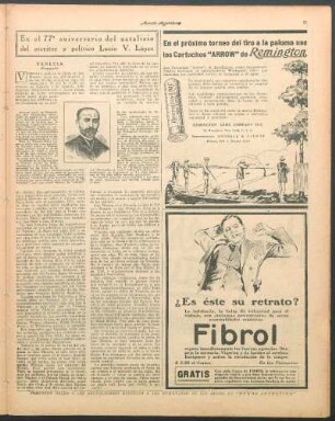 En el 77º aniversario del natalicio del escritor y político Lucio V. López : Venecia (Fragmento)