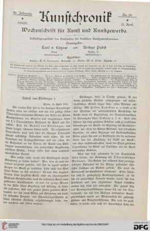 Heft 28 (23. April 1885)