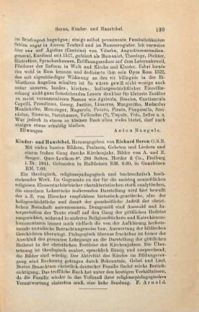 139 [Rezension] Kinder- und Hausbibel