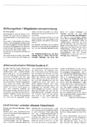Und immer wieder dieses Haschisch