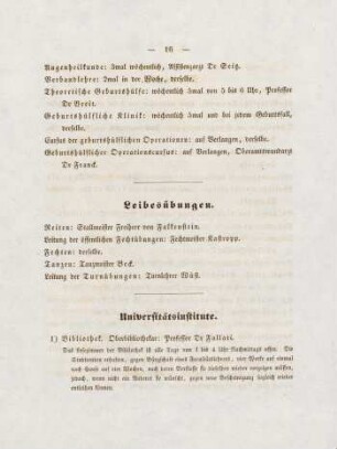 16, Leibesübungen