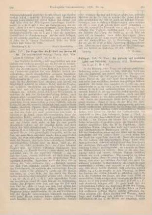580-581 [Rezension] Philippi, Ferd., Die biblische und kirchliche Lehre vom Antichrist