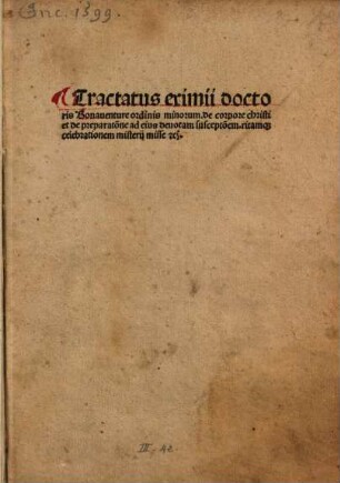De praeparatione ad missam
